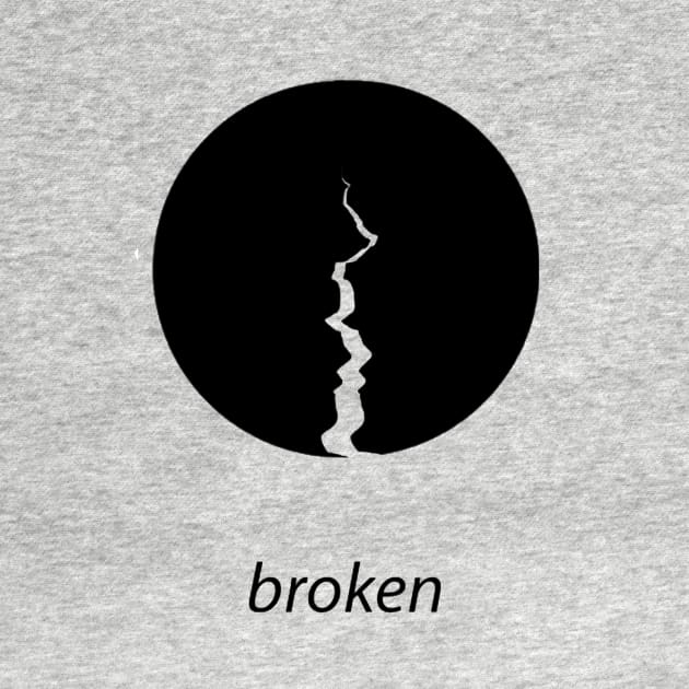 black&white broken design by MFAorg